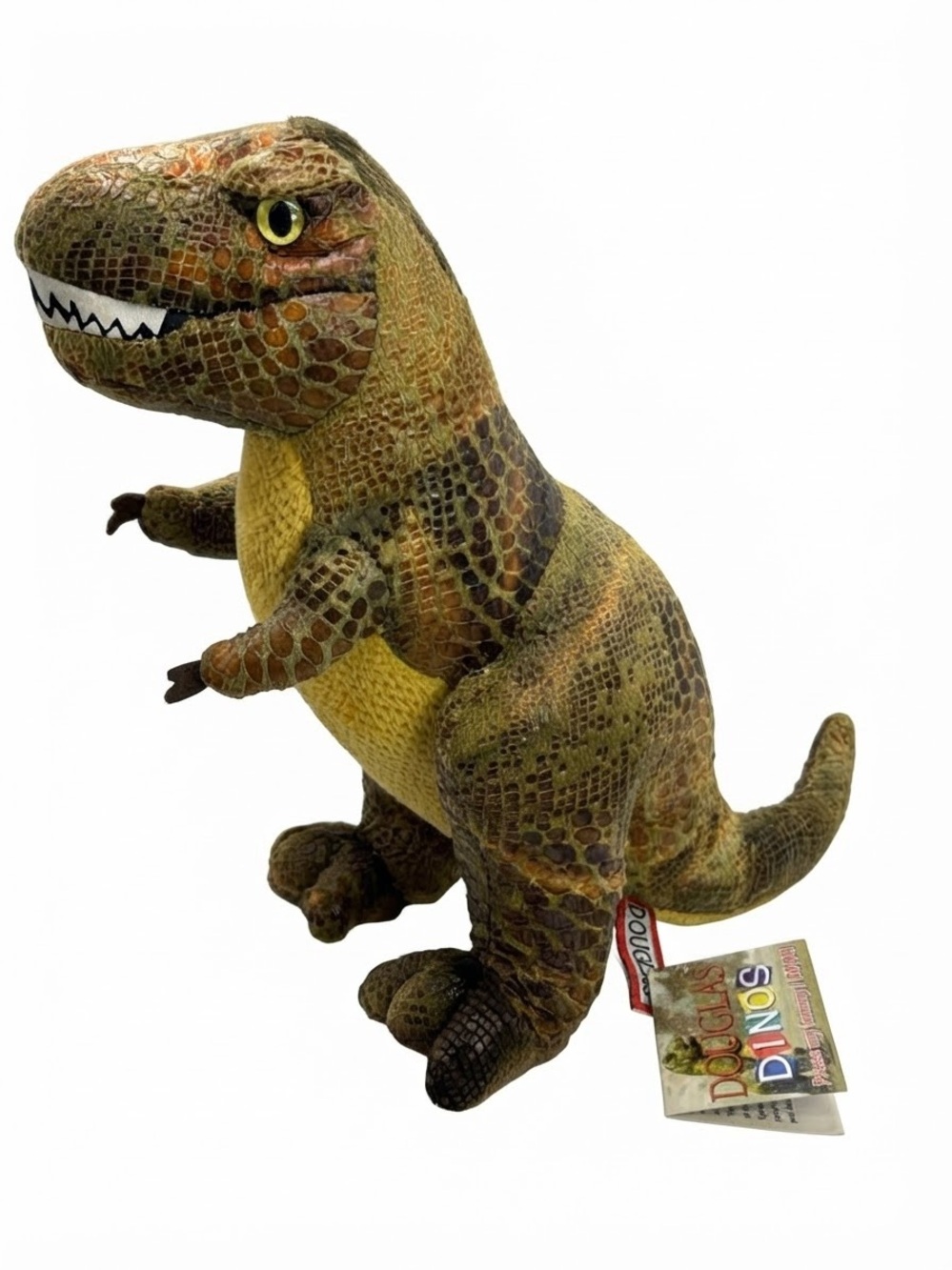 Douglas Cuddle Toy Dinosaur T-Rex Tyrannosaurus Rex 13" Plush Stuffed Animal NWT